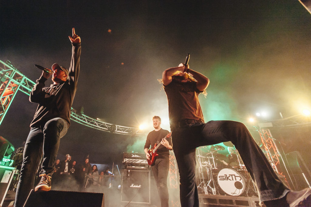 SikTh live @ ArcTanGent 2017. Photo Credit: Joe Singh 