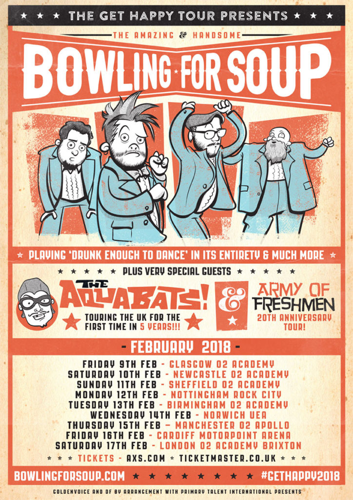 Bowling For Soup Get Happy Tour 2018