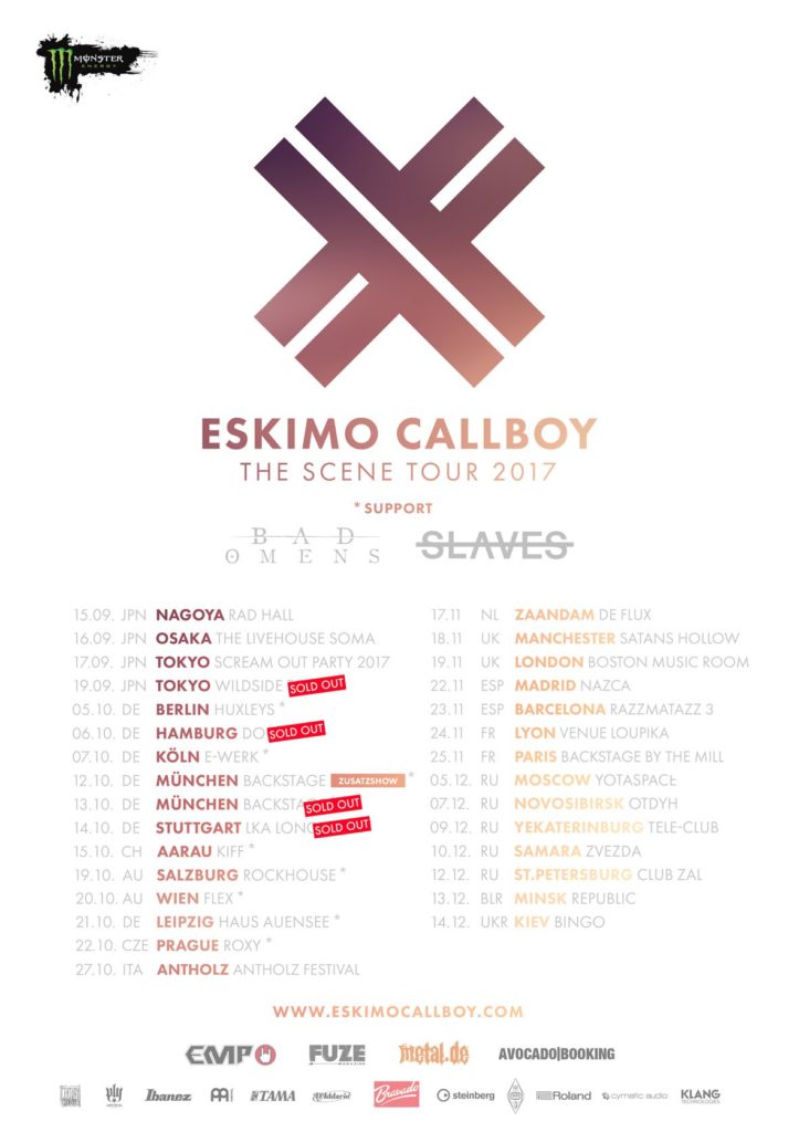 Eskimo Callboy EU Tour 2017