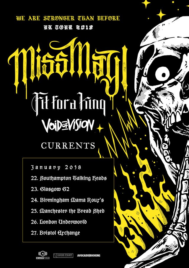 Miss May I UK Tour 2018