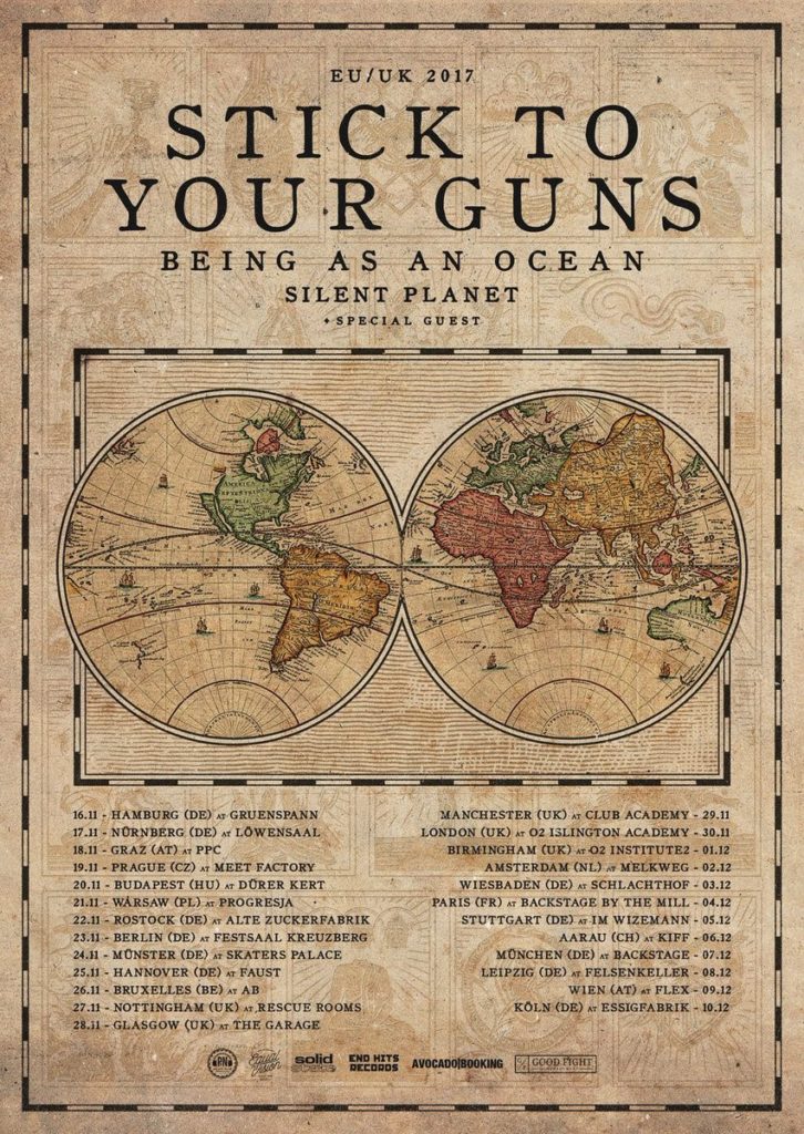 Stick To Your Guns EU/UK Tour 2017