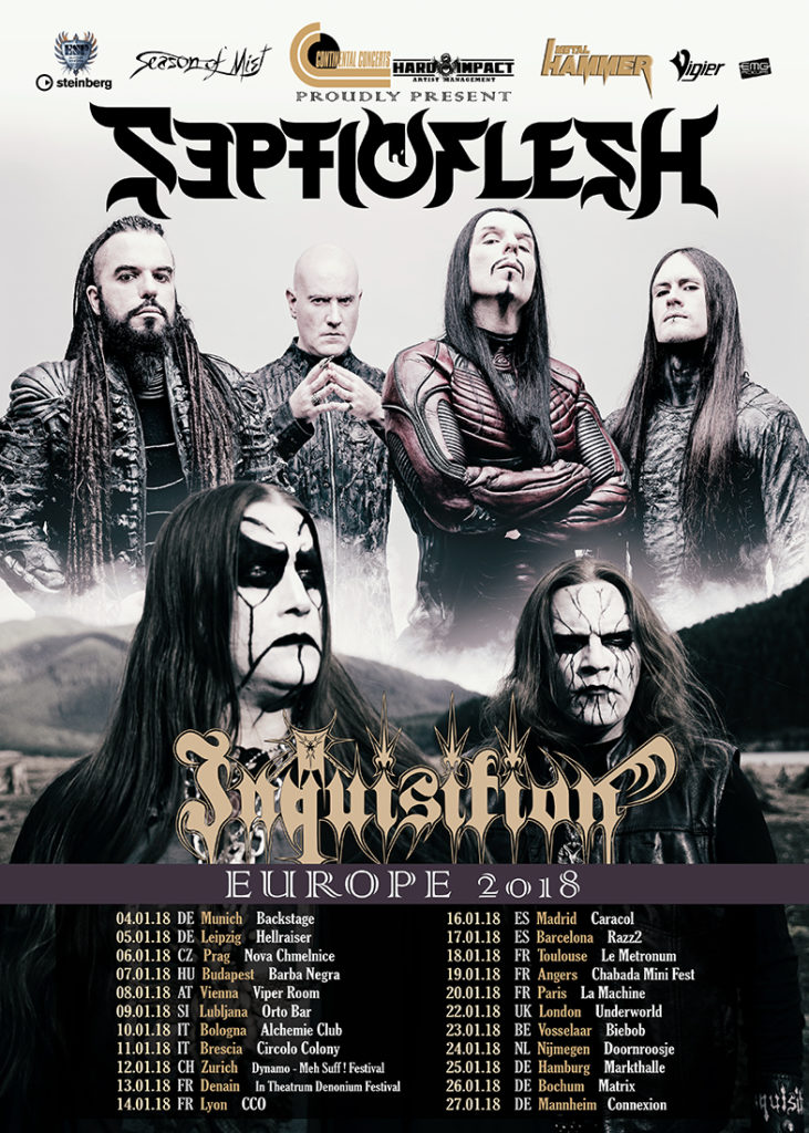 SepticFlesh European Tour 2018