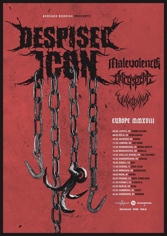 Despised Icon European Tour 2018