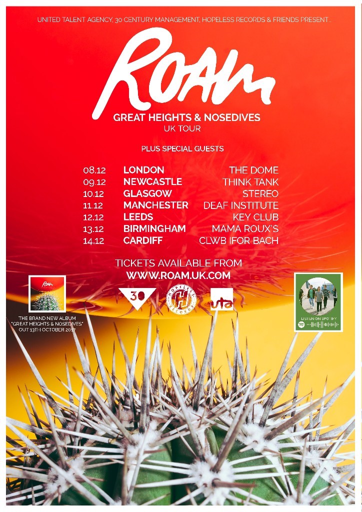 ROAM UK Tour 2017