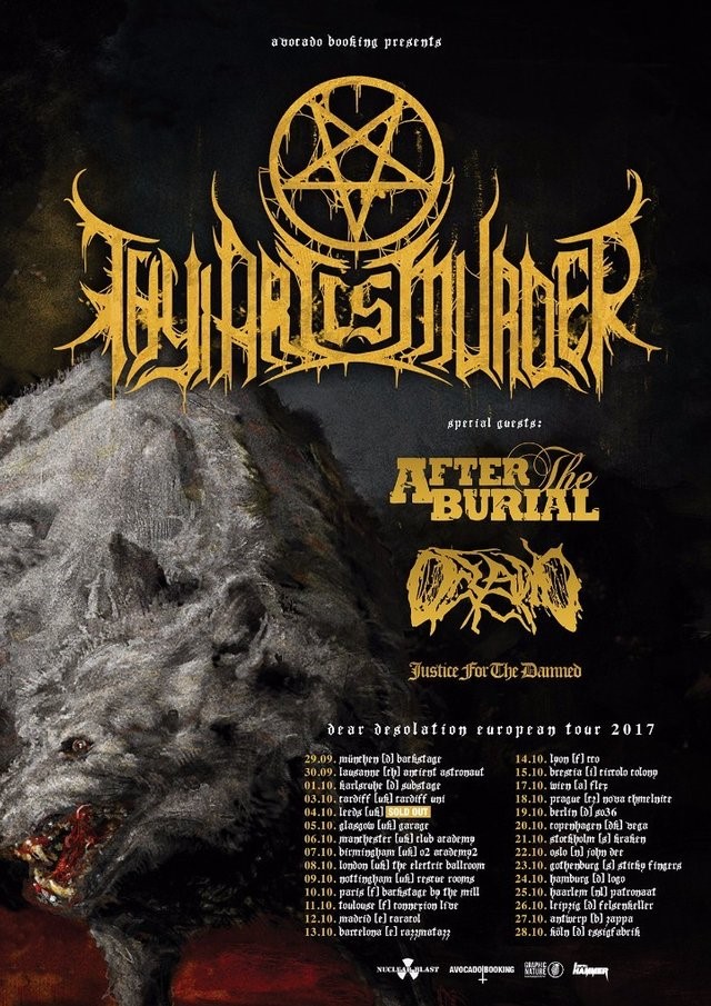 Thy Art Is Murder Tour 2017