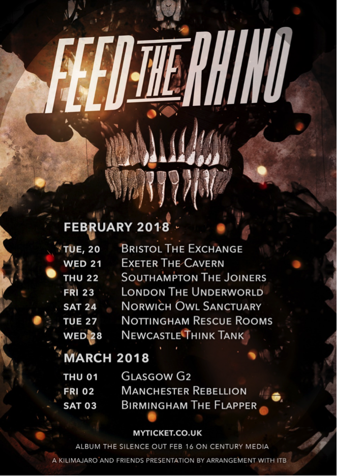 Feed The Rhino UK Tour 2018