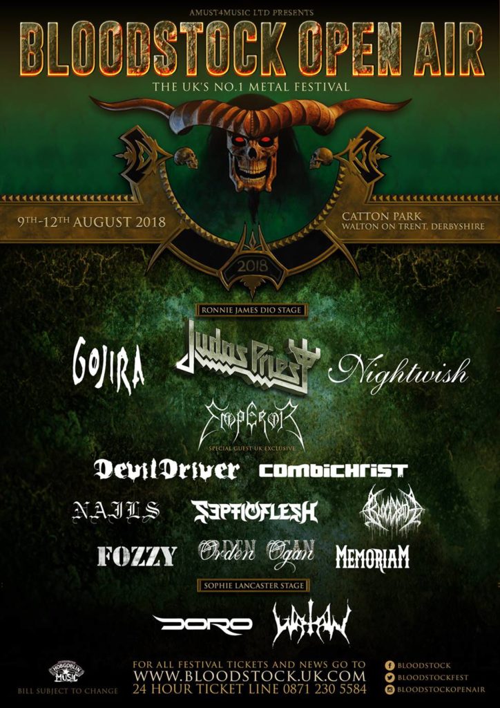 Bloodstock Festival 2018 - 21 November