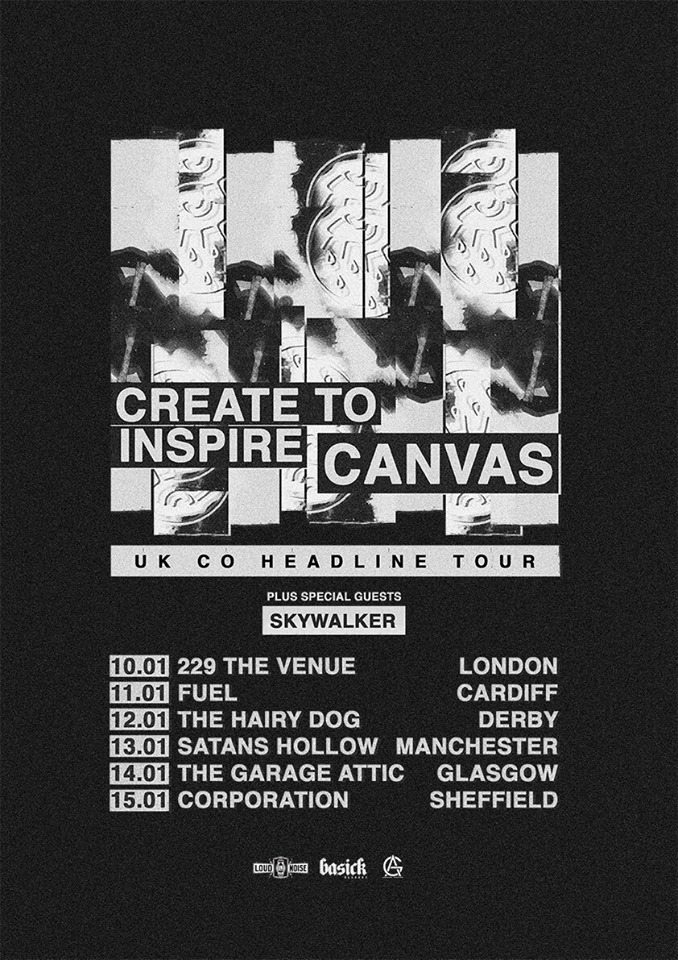 Create To Inspire and Canvas UK Tour 2018