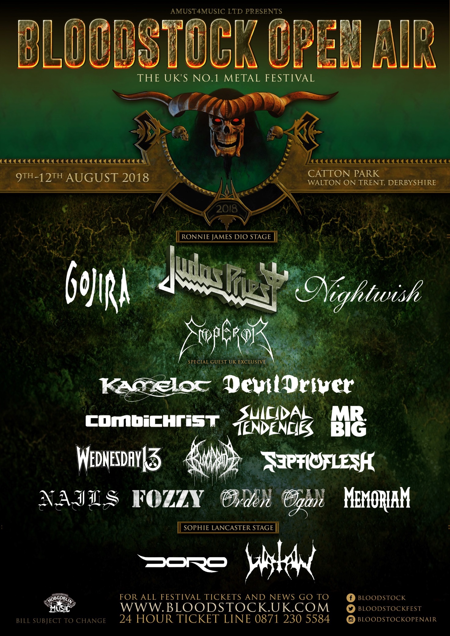 Bloodstock Festival 2018 - 5 December