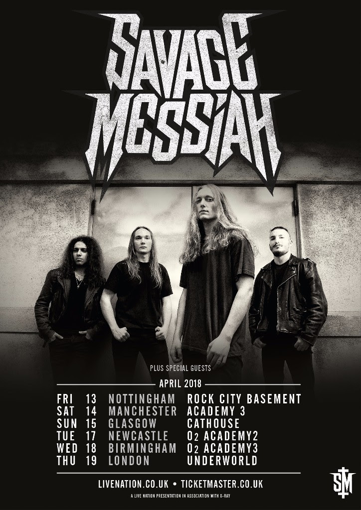 Savage Messiah UK tour 2018