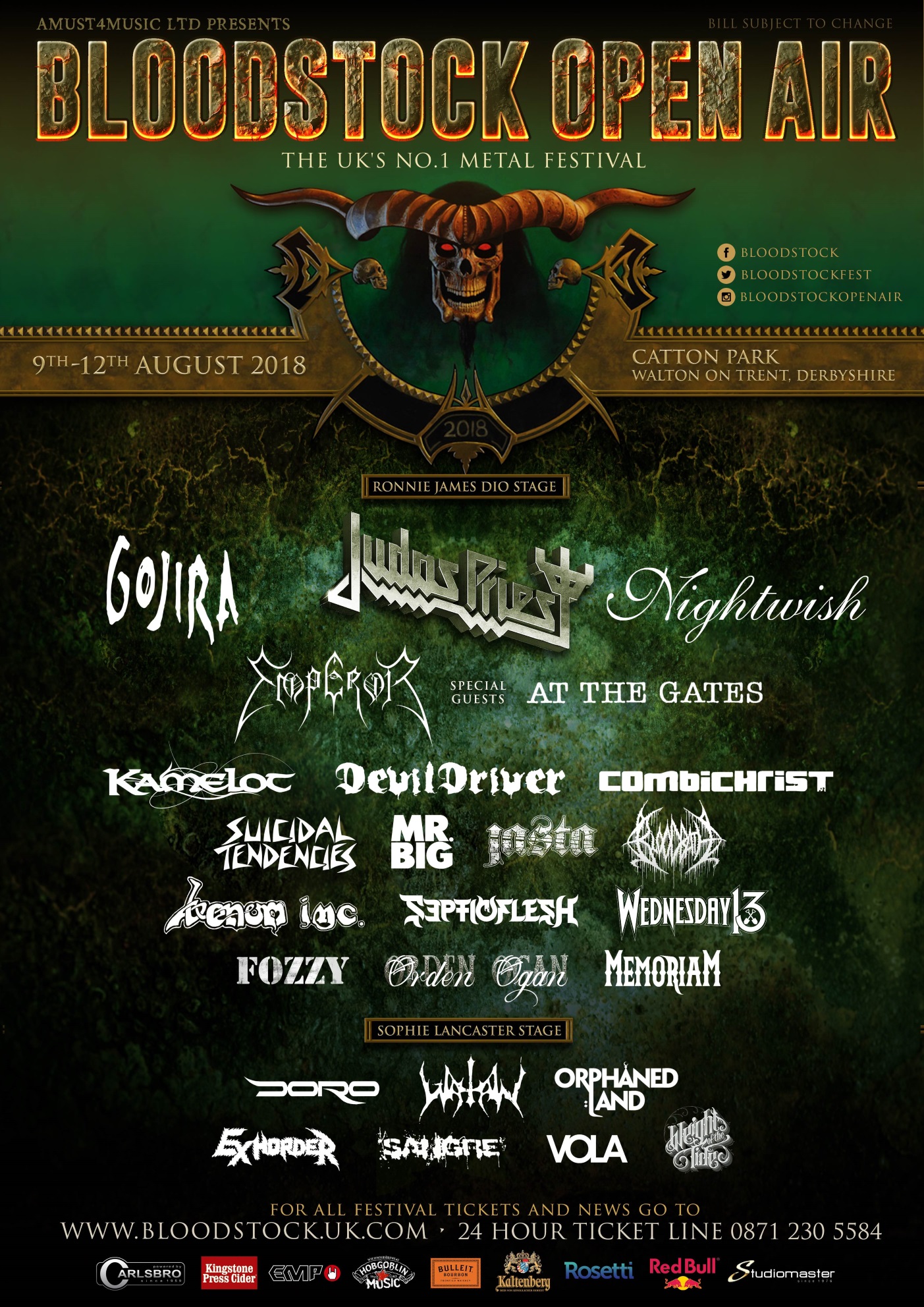 Bloodstock Festival - 23 Jan 18