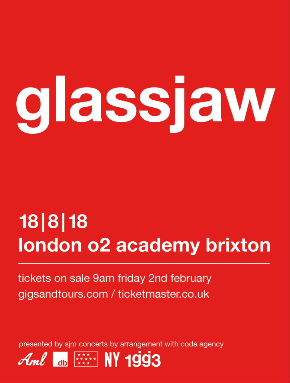 Glassjaw - Brixton Academy 2018