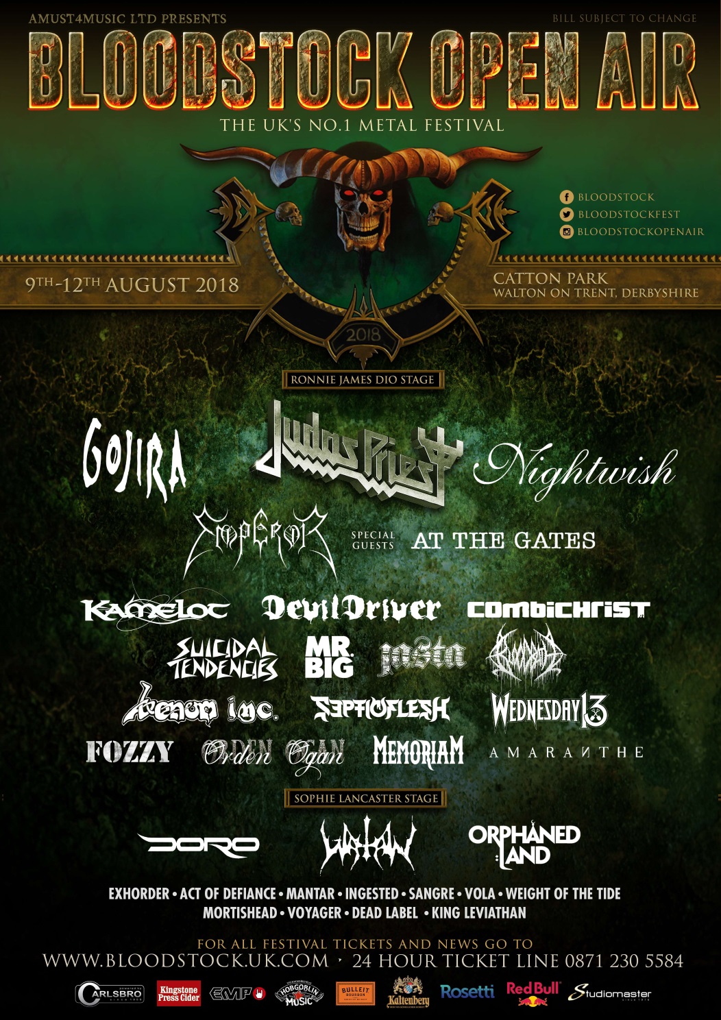 Bloodstock Festival 2018 - 6 Feb