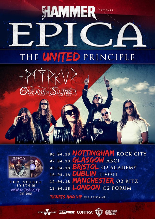 Epica UK Tour 2018