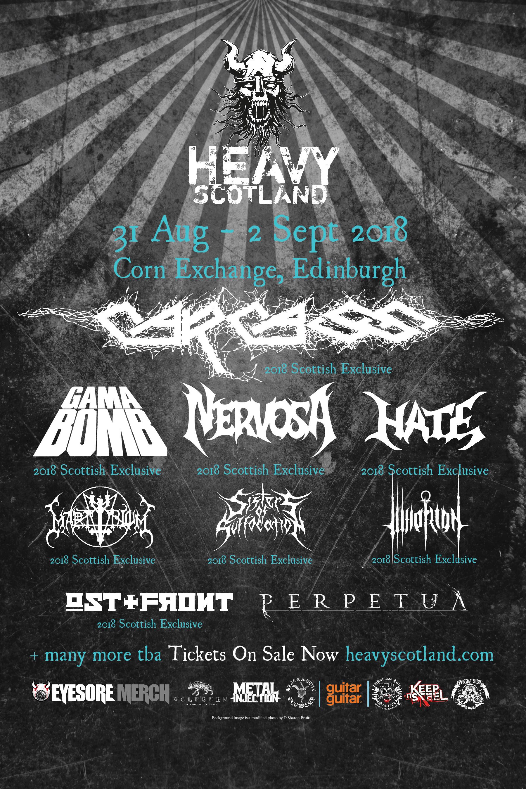 Heavy Scotland 2018 - Announcement 2