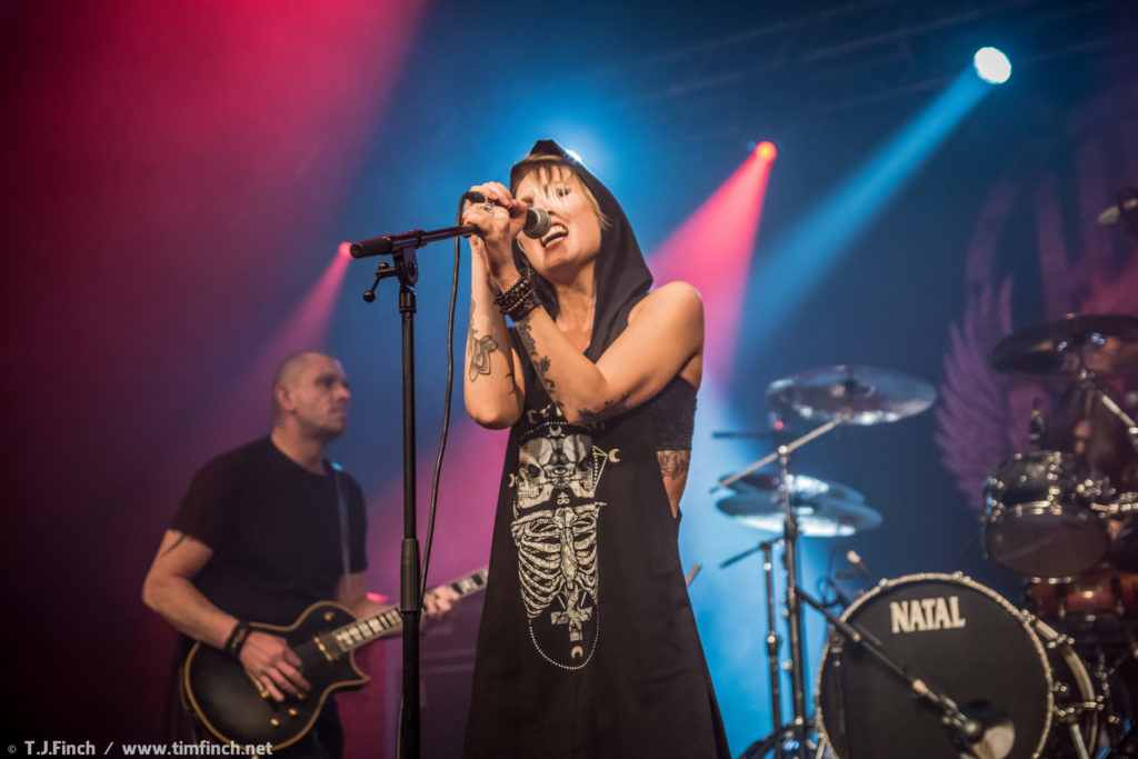 Fire Red Empress live @ HRH Metal 2018. Photo Credit: Tim Finch