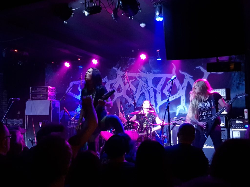 Nervosa live @ Rebellion, Manchester. Photo Credit: James Weaver