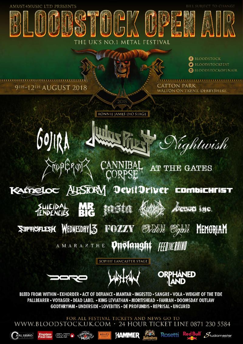 Bloodstock Festival 2018 - 27 March