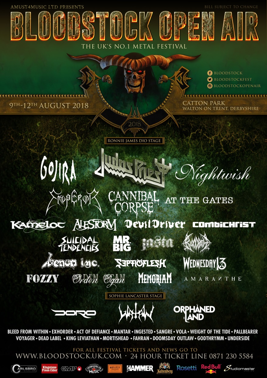 Bloodstock Festival 2018 - 13 March