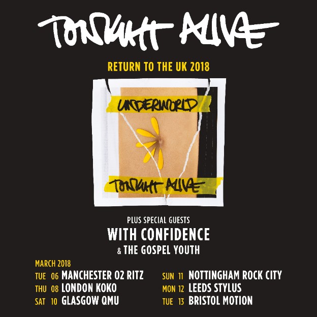 Tonight Alive Tour 2018