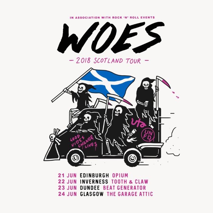 Woes Scottish Tour 2018