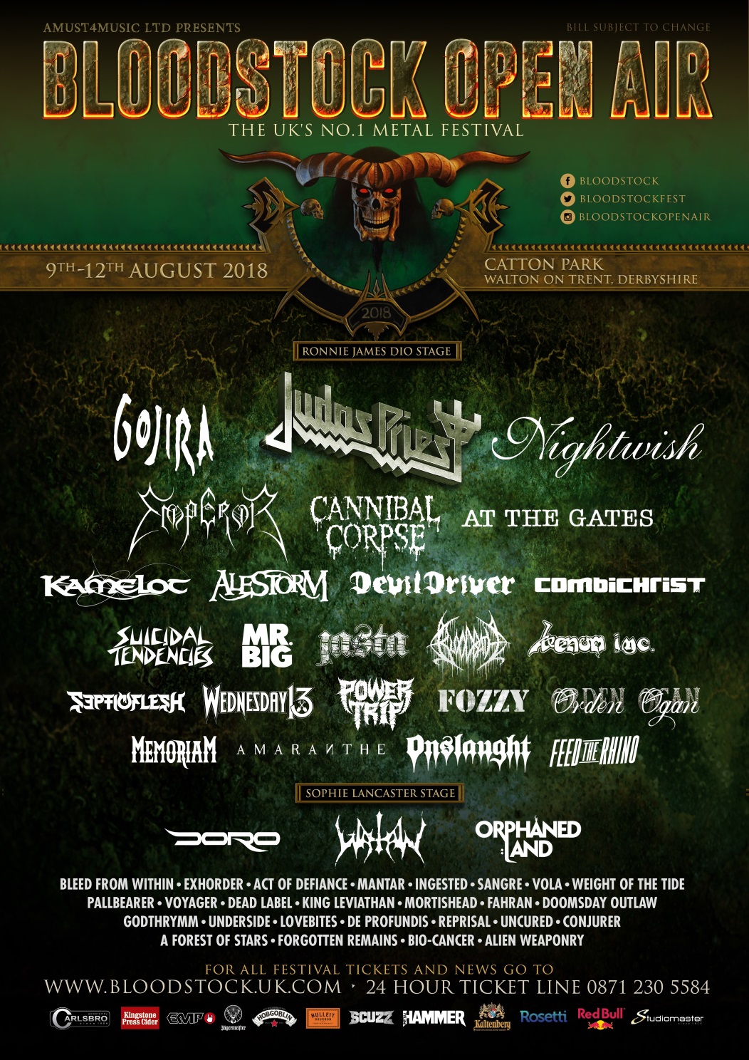 Bloodstock Festival 2018 - 24 April