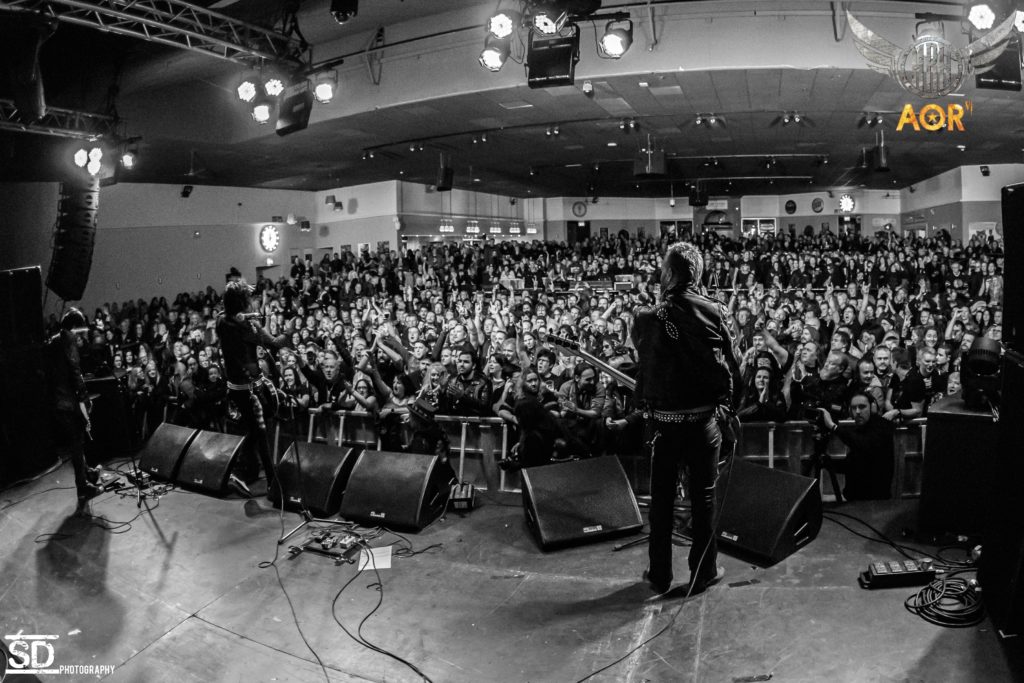 Bulletboys live @ HRH AOR 2018. Photo Credit: Simon Dunkerley