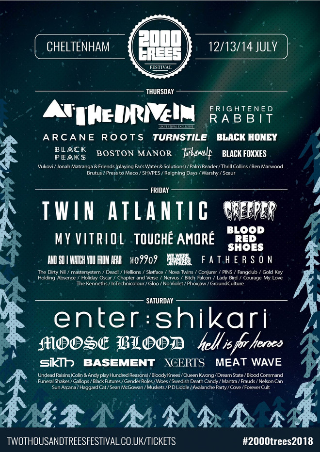 2000 Trees Festival 2018 - 4 May