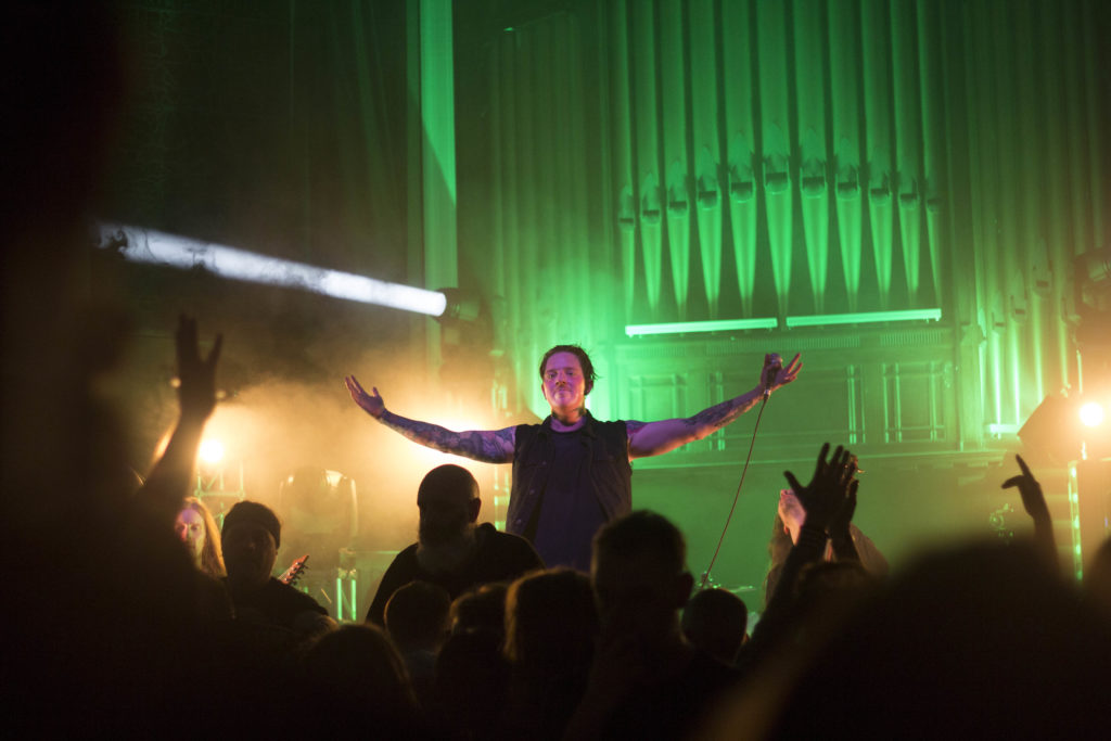 Bleed From Within live @ St Luke's, Glasgow. Photo Credit: Elly White.