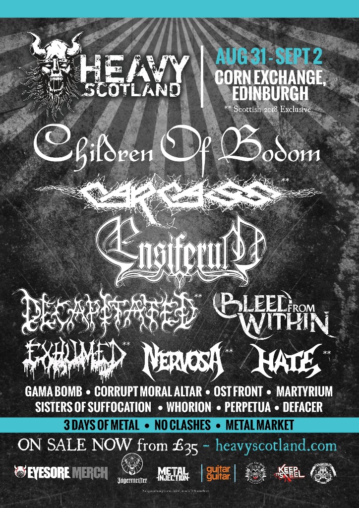 Heavy Scotland 2018 - Final Lineup