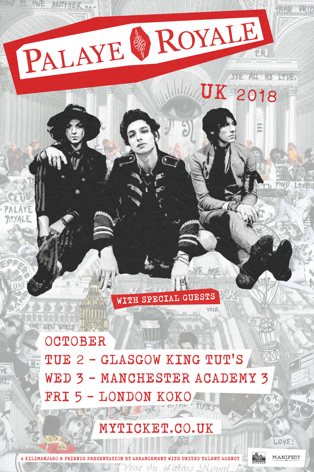 Palaye Royale UK Tour 2018