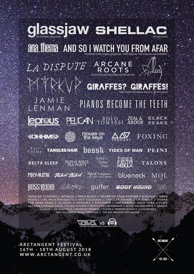 ArcTanGent Festival 2018 - Final Lineup