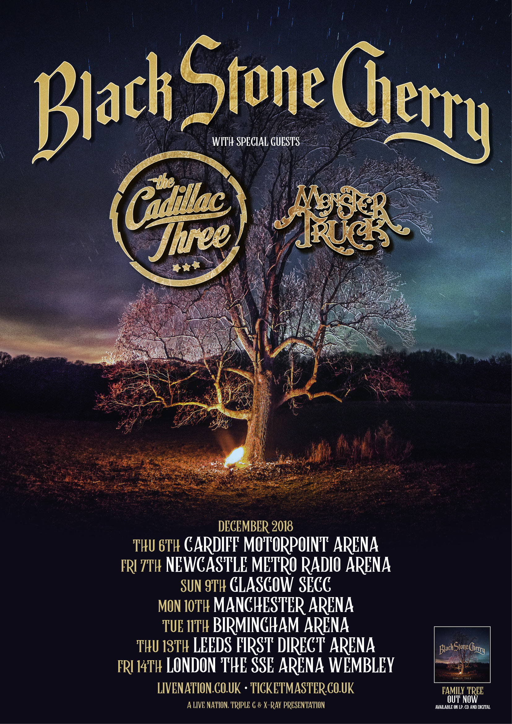 Black Stone Cherry UK Tour 2018