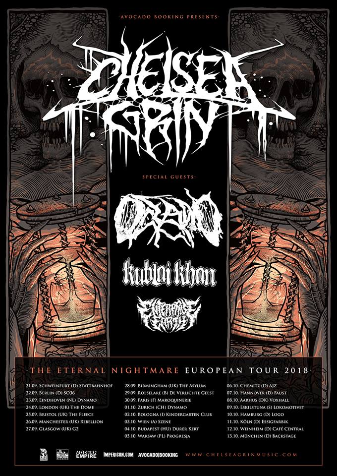 Chelsea Grin European Tour 2018