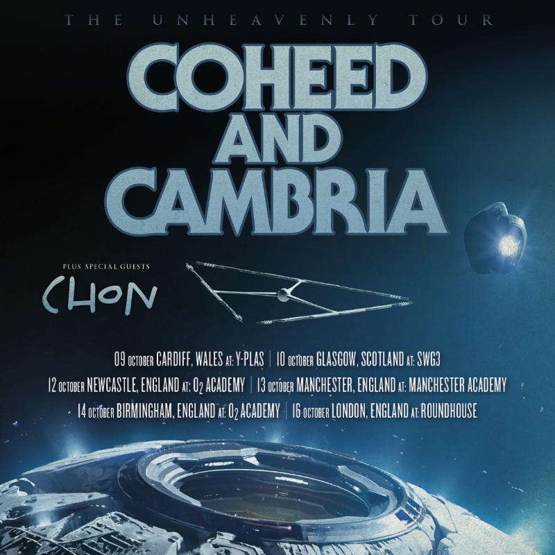 Coheed and Cambria UK Tour 2018