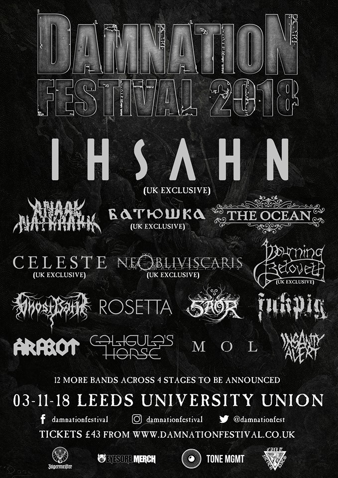 Damnation Festival 2018 - Announcement 3