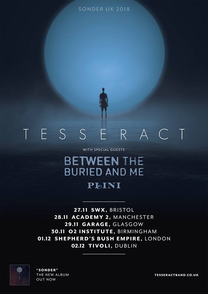 TesseracT UK Tour 2018