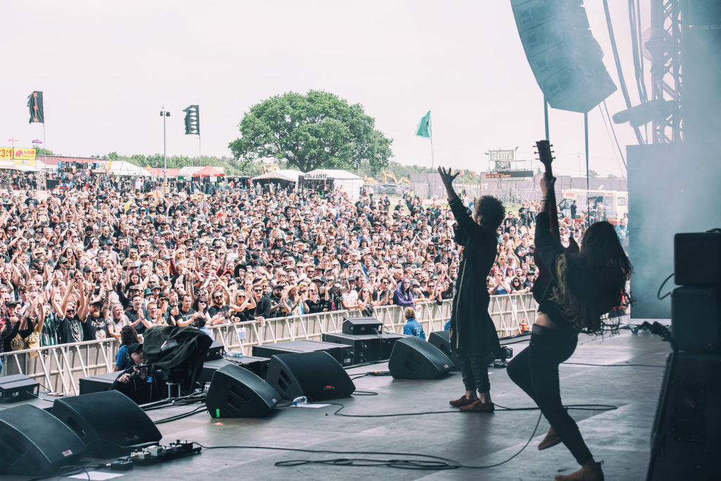 Greta Van Fleet live @ Download Festival 2018. Photo Credit: Paulo Gonçalves