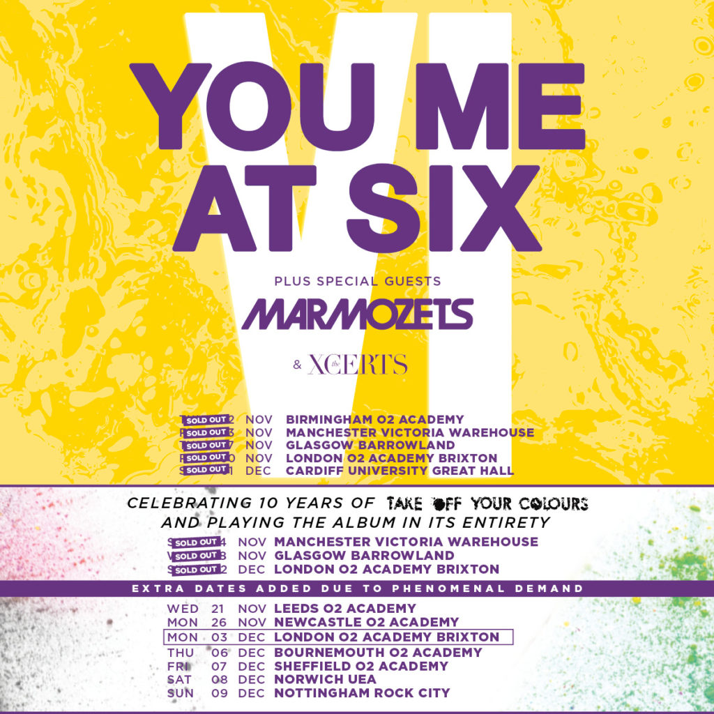 You Me At Six Tour 2018