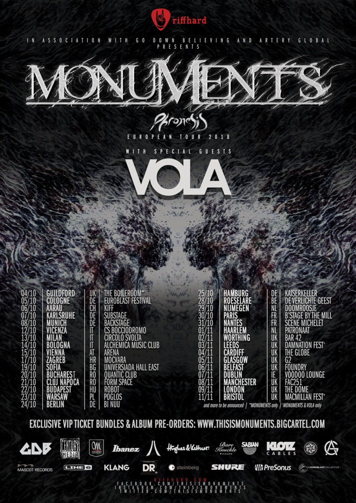 Monuments Tour 2018