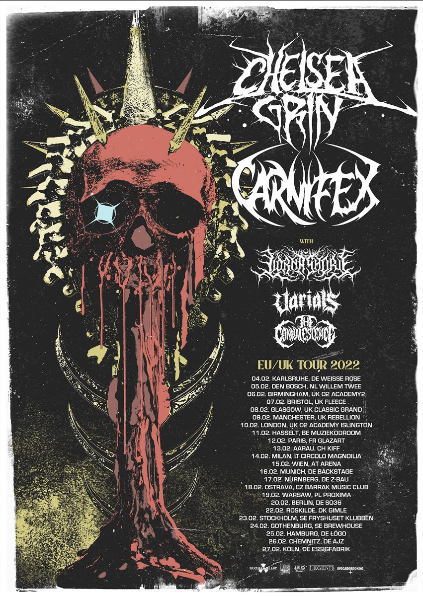 Carnifex European Tour 2022