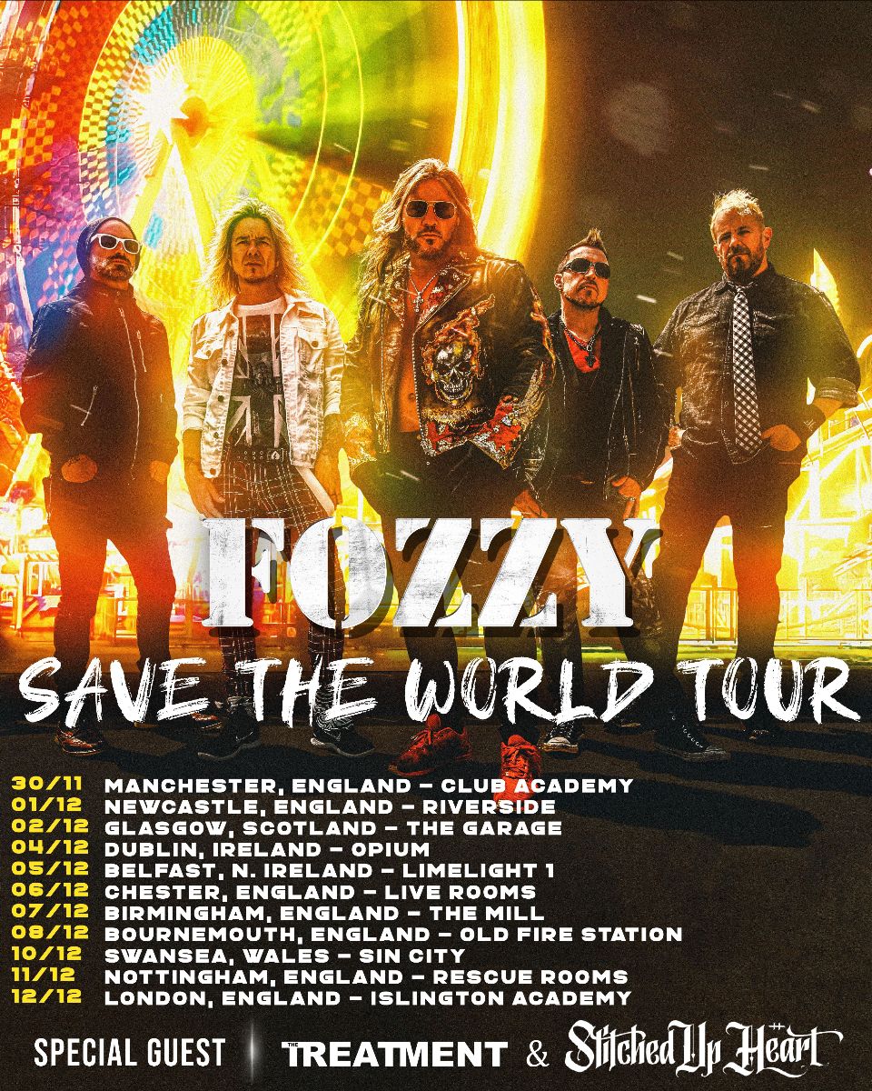 Fozzy UK Tour 2021