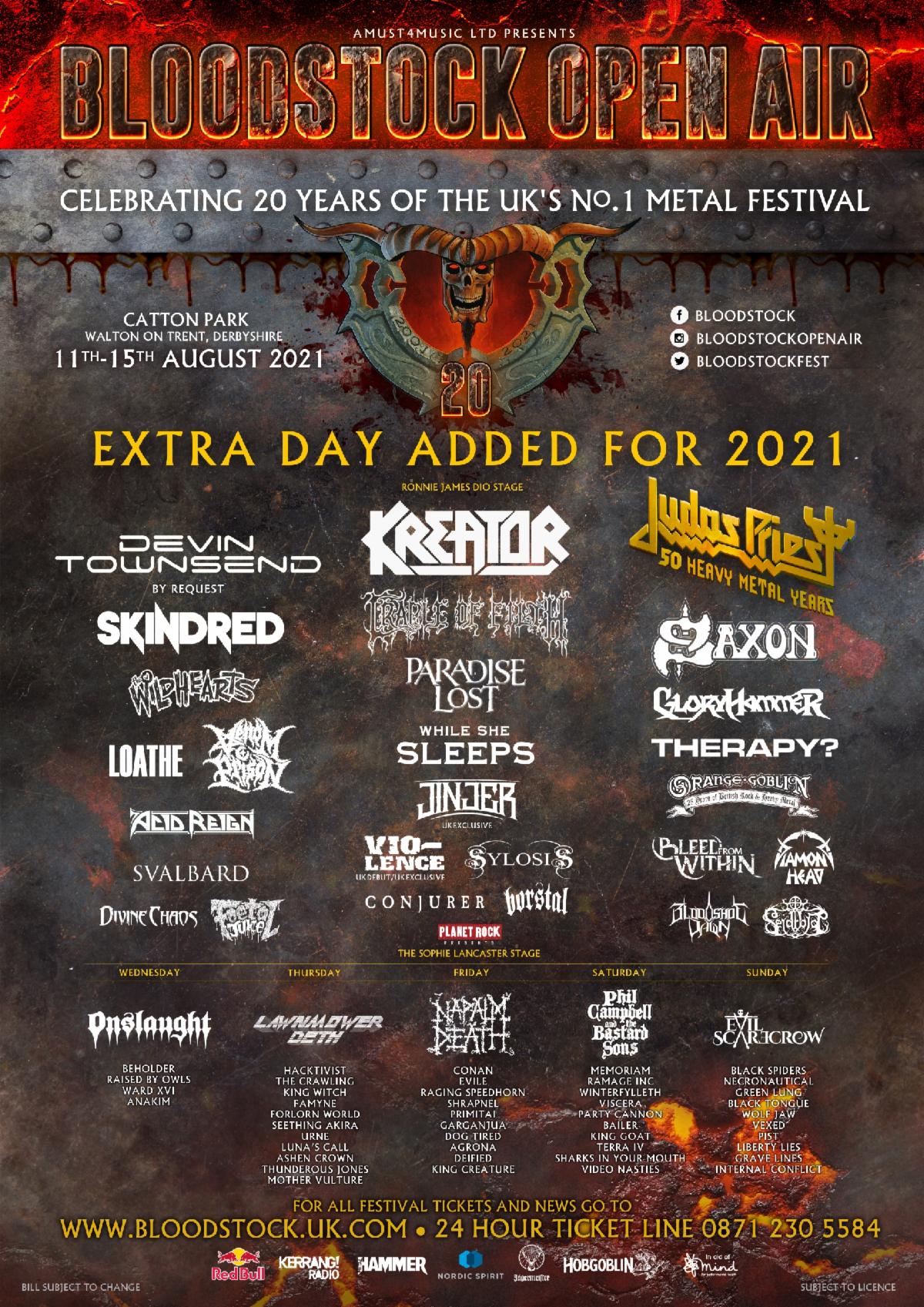 Bloodstock Festival reveal 14 more bands - Distorted Sound Magazine
