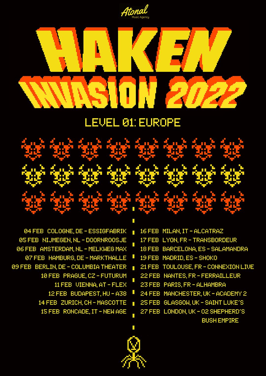 Haken European Tour 2022