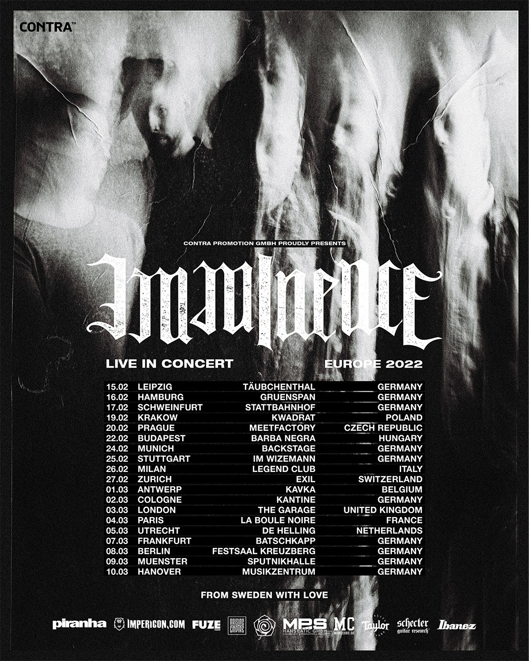 Imminence European Tour 2022