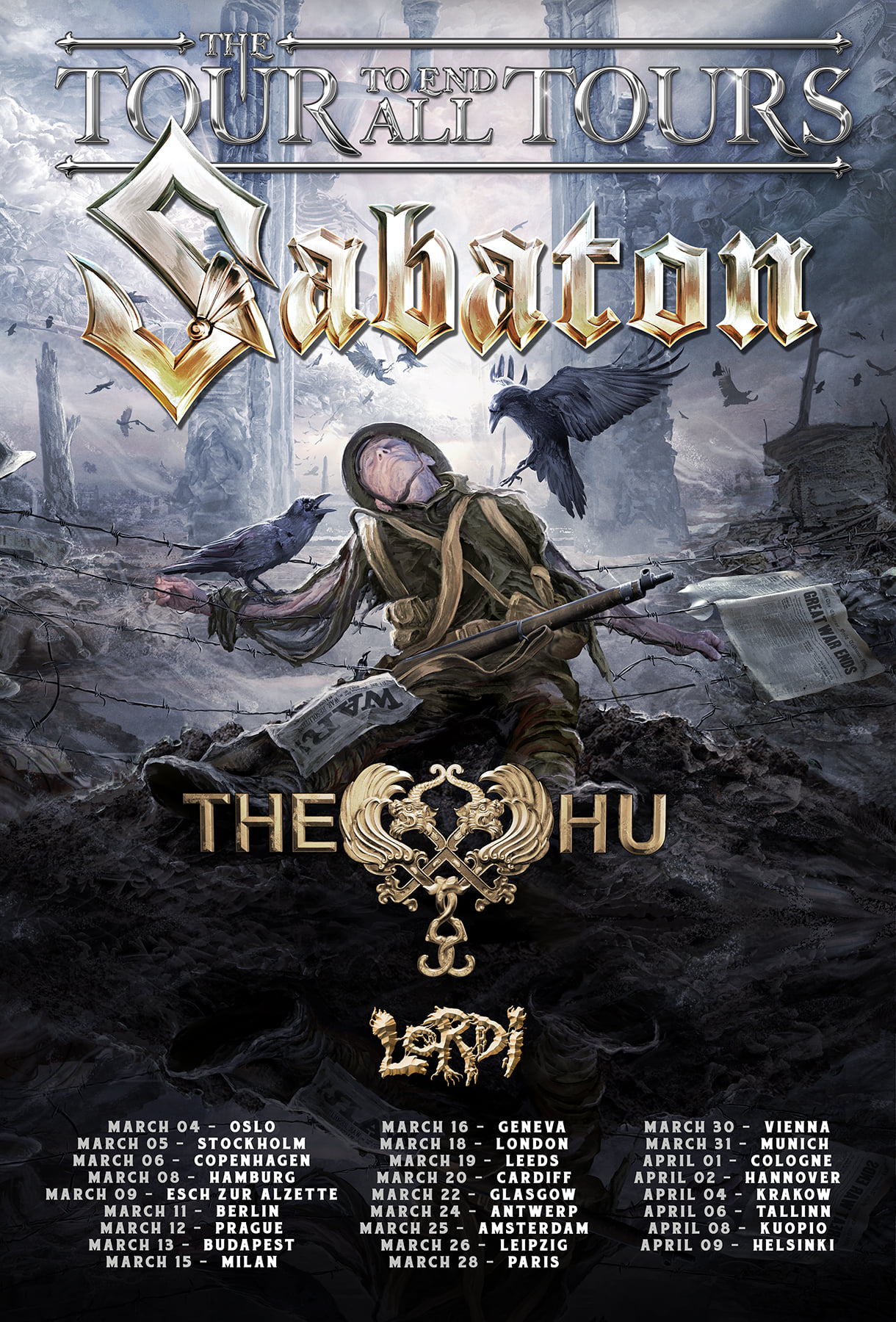 Sabaton European Tour 2022