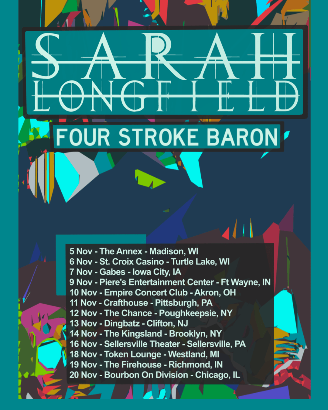 Sarah Longfield North American Tour 2021