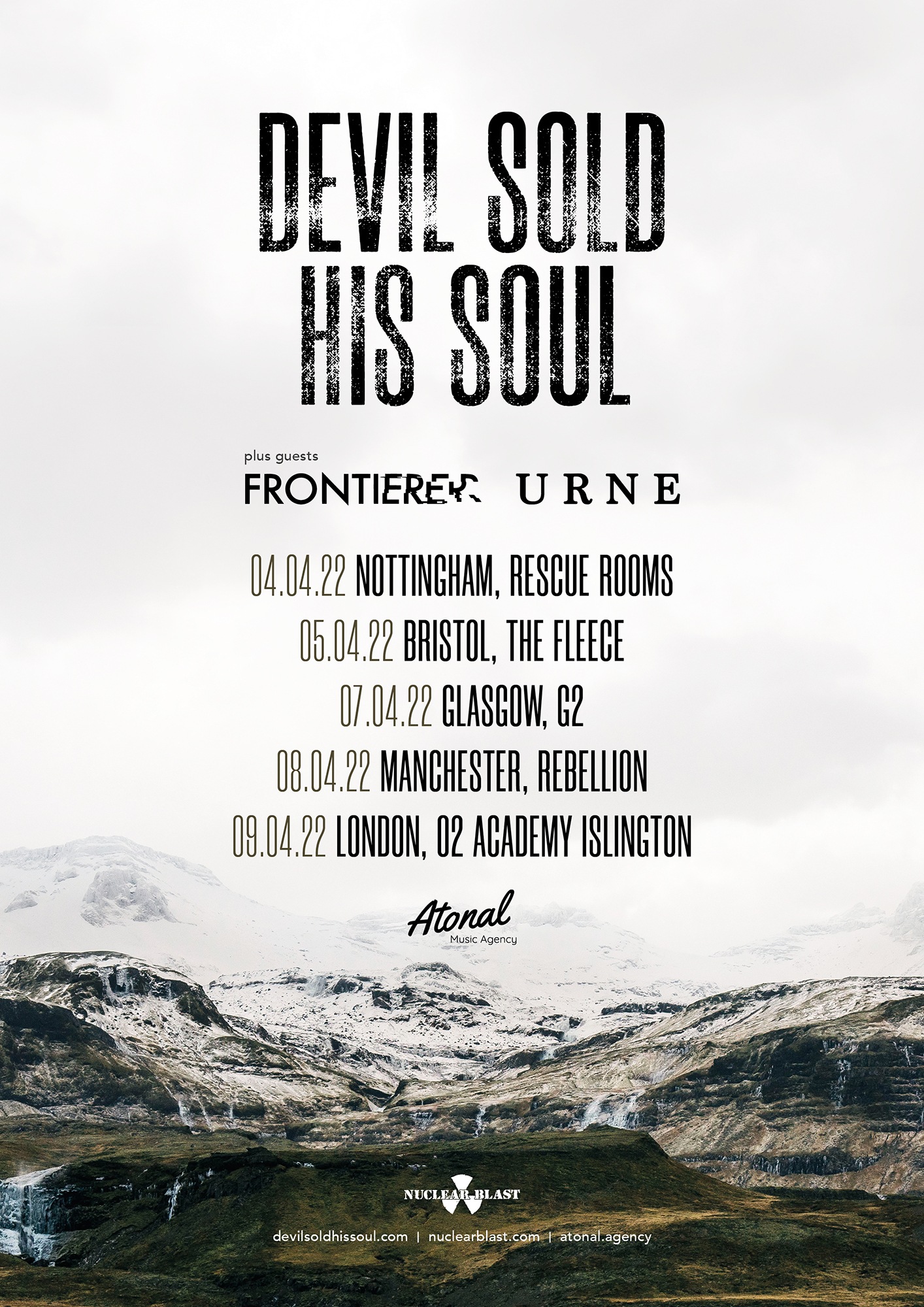 Devil Sold His Soul UK Tour 2022 - Updated