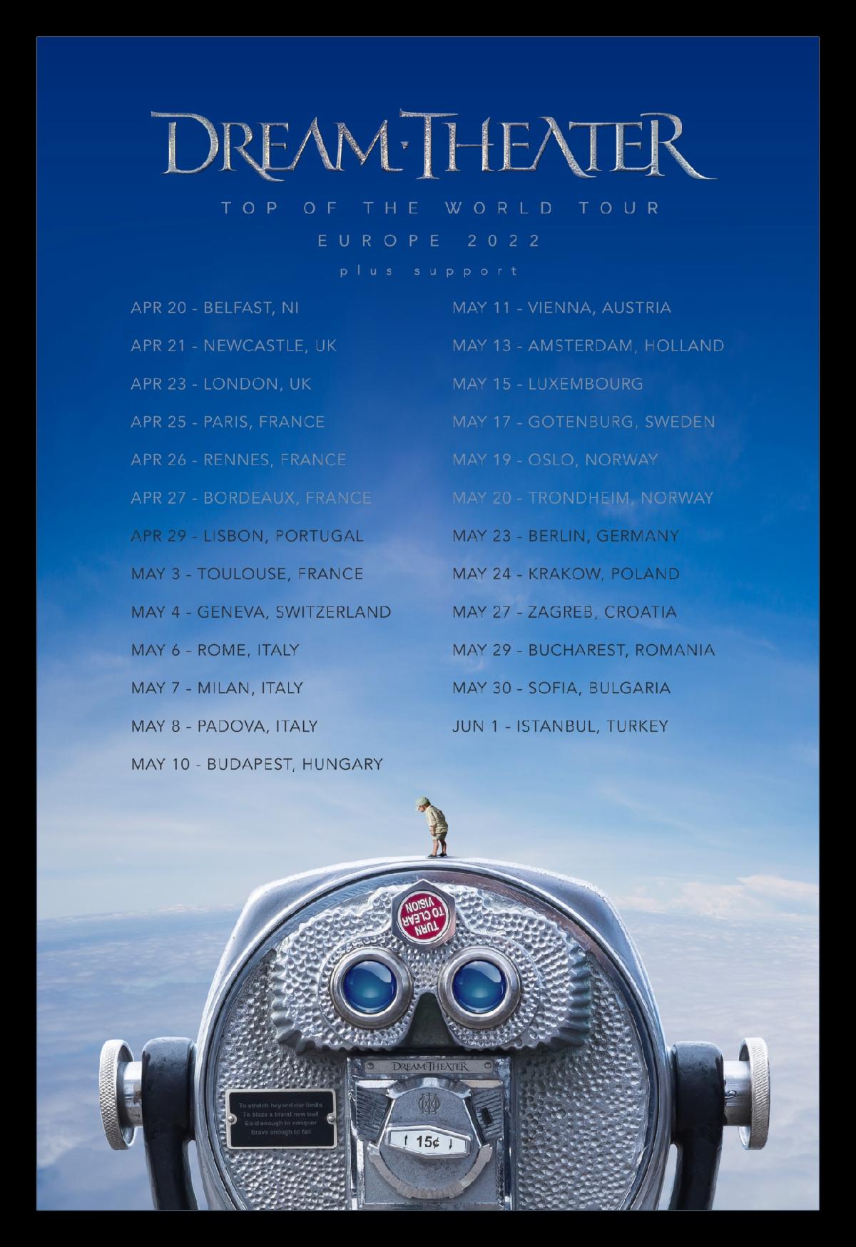 Dream Theater European Tour 2022