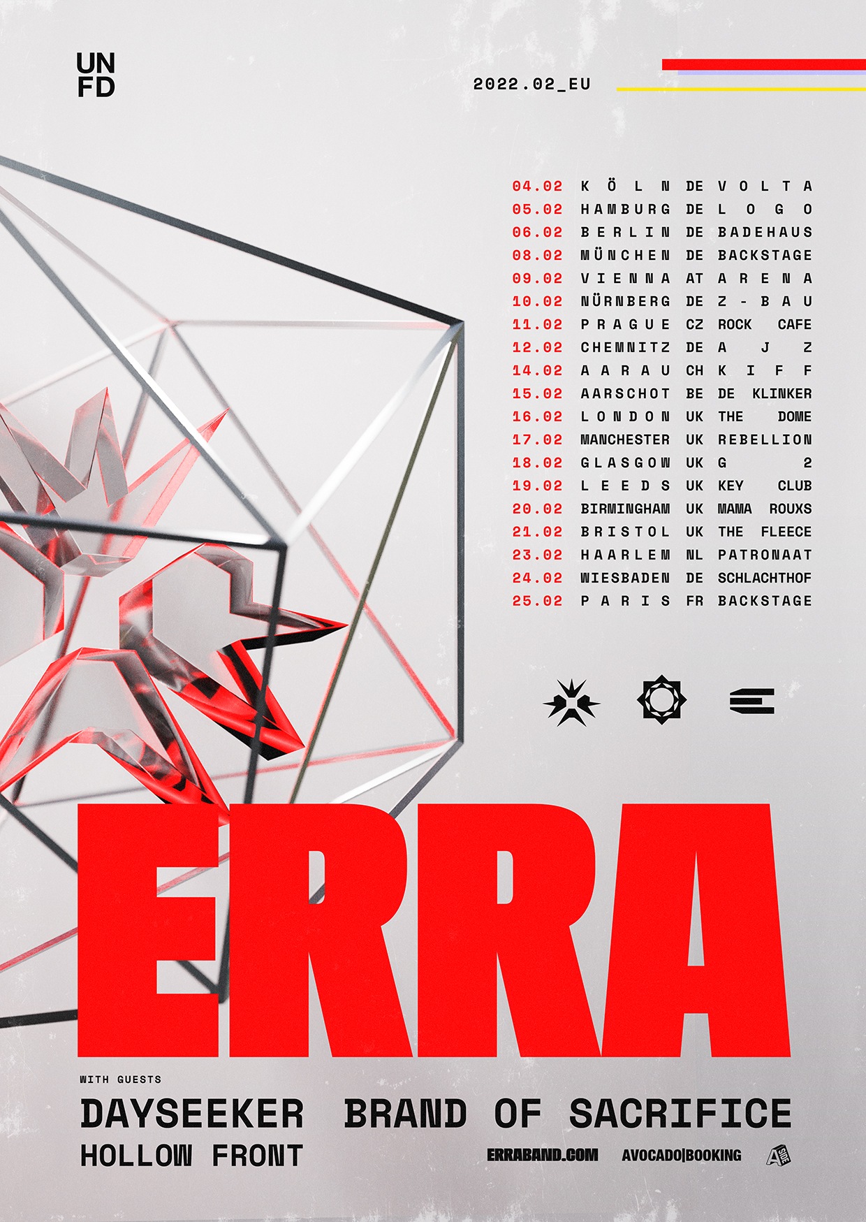 Erra European Tour 2022